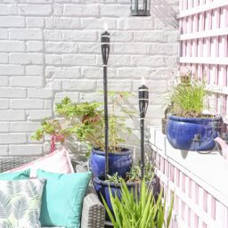 Harbour Housewares Bamboo Garden Fire Torches - 113cm - Pack of 12 in Black - thumbnail 6