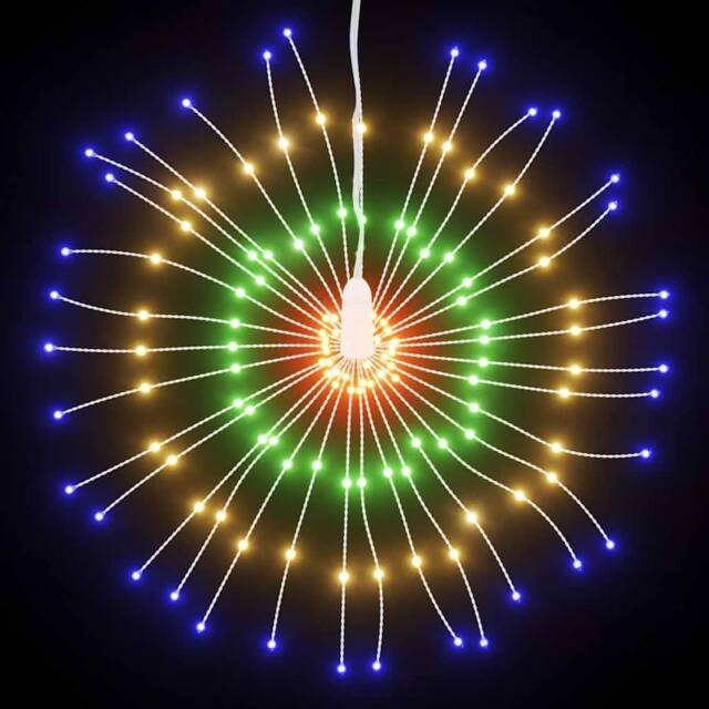 Berkfield Home Festive Christmas Starburst Light 140 LEDs Multicolour 17 cm - image 1