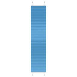 Berkfield Home Pleated Blind Blue 45x200 cm Fabric Width 44.4 cm Polyester - thumbnail 1
