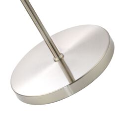 Happy Homewares and Chic Real Feather Floor Lamp with Satin Nickel Base & Switch in Lilac - thumbnail 6