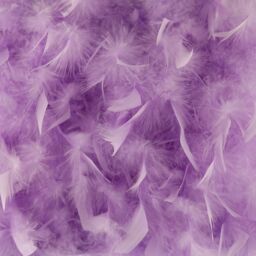 Happy Homewares and Chic Real Feather Floor Lamp with Satin Nickel Base & Switch in Lilac - thumbnail 4