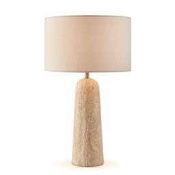 FurnitureboxUK Teresia Travertine Stone Table Lamp in Beige - thumbnail 5