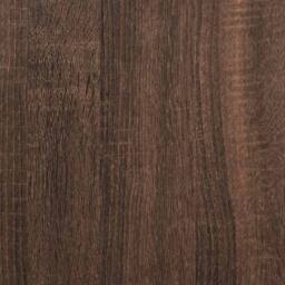 Berkfield Home Desk with Shelves Brown Oak 84x40x78 cm Engineered Wood - Size: 84 x 40 x 78 cm - thumbnail 9