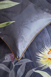 Paoletti Artemis Botanical 100% Cotton Duvet Cover Set - Size: Double - thumbnail 4