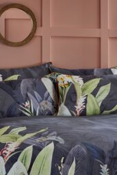 Paoletti Artemis Botanical 100% Cotton Duvet Cover Set - Size: Double - thumbnail 5