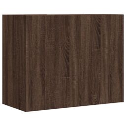 Berkfield Home Wall Cabinet Brown Oak 75x35x60 cm Engineered Wood - Size: 75 x 35 x 60 cm - thumbnail 6