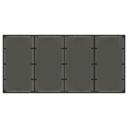 Berkfield Home Garden Table with Glass Top Black 190x90x75 cm Poly Rattan - Size: 190 x 90 x 75 cm - thumbnail 7
