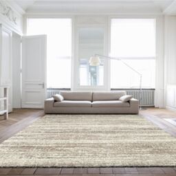 The Rug Shop UK Beige Abstract Modern Stain-Resistant Easy to Clean Rug - Size: 200 cm x 290 cm - thumbnail 1