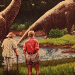 Jurassic Park Limited Edition 30th Anniversary Art Print in Green - Size: A3 - thumbnail 4