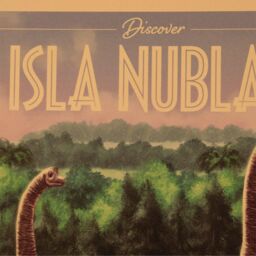 Jurassic Park Limited Edition 30th Anniversary Art Print in Green - Size: A3 - thumbnail 3