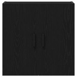 Berkfield Home Wall Cabinet Black Oak 60x31x60 cm Engineered Wood - Size: 60 x 31 x 60 cm - thumbnail 4