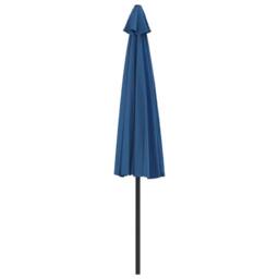 Berkfield Home Balcony Parasol with Aluminium Pole Blue 300x155x223 cm Half - Size: 300 x 155 x 223 cm - thumbnail 5