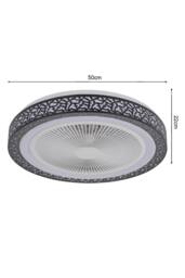 Living and Home Ceiling Mount Metal LED Fan Light - thumbnail 4