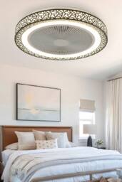 Living and Home Ceiling Mount Metal LED Fan Light - thumbnail 2