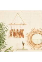 Living and Home Farmhouse Wall Hanging Decor Artificial Red Eucalyptus - thumbnail 2