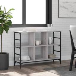Berkfield Home Sideboard Grey Sonoma 102x32x73.5 cm Engineered Wood - thumbnail 2