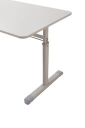 Living and Home Manual Height-Adjustable Standing Office Desk, 80 x 60cm in White - Size: 80 x 60 cm - thumbnail 8