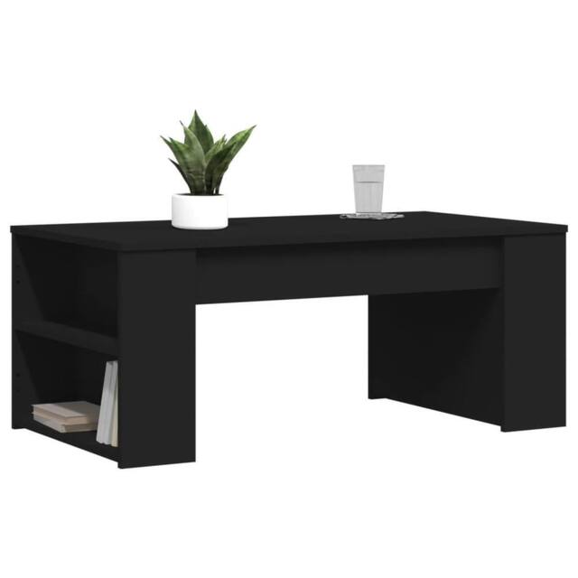 Berkfield Home Decorative Coffee Table Black 102x55x42 cm Engineered Wood - Size: 102 x 55 x 42 cm - image 1