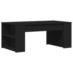 Berkfield Home Decorative Coffee Table Black 102x55x42 cm Engineered Wood - Size: 102 x 55 x 42 cm - thumbnail 6