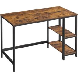 VASAGLE Modern Computer Desk Office Table Study Bedroom Living Room in Brown - thumbnail 8