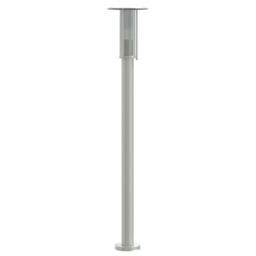 Berkfield Home Outdoor Floor Lamp Silver 100 cm Stainless Steel - thumbnail 6