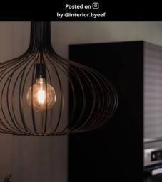 Lucide 'MANUELA' Dimmable Adjustable Indoor Vintage Pendant Light 1xE27 in Black - thumbnail 6