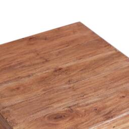 Berkfield Home Coffee Table 53x50x50 cm Solid Reclaimed Wood in Brown - Size: 53 x 50 x 50 cm - thumbnail 4