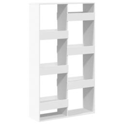 Berkfield Home Bookcase White 100x33x175 cm Engineered Wood - Size: 100 x 33 x 175 cm - thumbnail 1