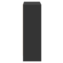 Berkfield Home Decorative Bookshelf Black 60x24x74.5 cm Engineered Wood - thumbnail 6