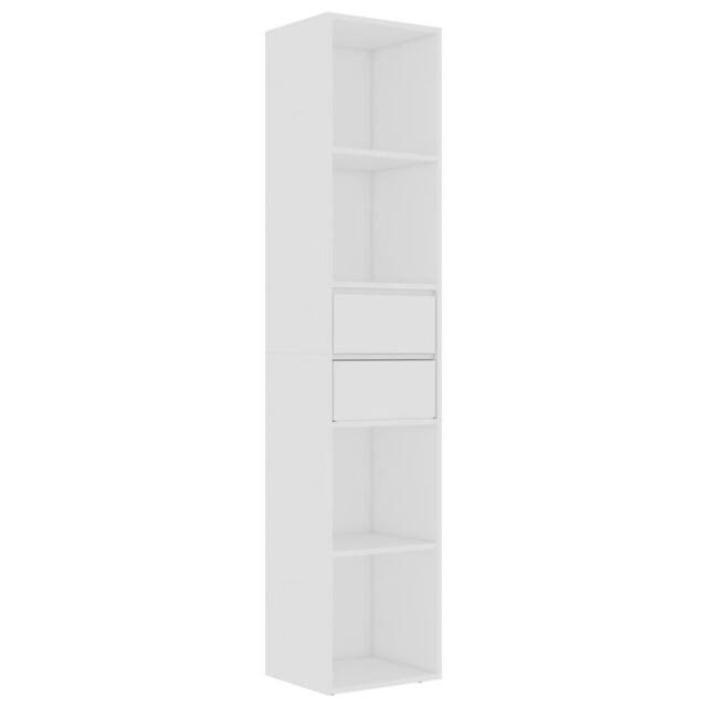 Berkfield Home Book Cabinet White 36x30x171 cm Engineered Wood - Size: 36 x 30 x 171 cm - image 1