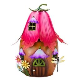 Marco Paul Fairy House Garden Ornament - Fuchsia Foyer - thumbnail 2