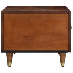 Berkfield Home Coffee Table 80x50x40 cm Solid Wood Mango in Brown - Size: 80 x 50 x 40 cm - thumbnail 4