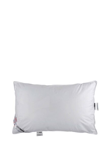Homescapes Super Microfibre Lavender Pillow with Dried Lavender Insert in White - image 1