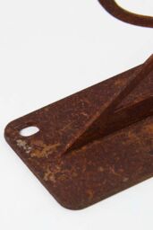 Homescapes Steel Great Tit Fence Topper in Brown - thumbnail 4