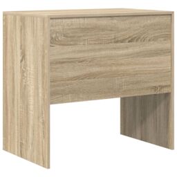 Berkfield Home Desk Sonoma Oak 80x50x76 cm Engineered Wood in Brown - Size: 80 x 50 x 76 cm - thumbnail 6