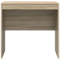 Berkfield Home Desk Sonoma Oak 80x50x76 cm Engineered Wood in Brown - Size: 80 x 50 x 76 cm - thumbnail 4
