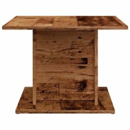 Berkfield Home Coffee Table Old Wood 55.5x55.5x40 cm Engineered Wood in Brown - thumbnail 5