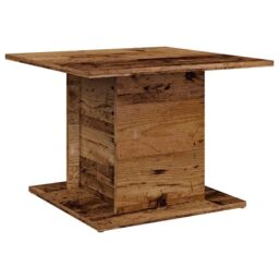 Berkfield Home Coffee Table Old Wood 55.5x55.5x40 cm Engineered Wood in Brown - thumbnail 6
