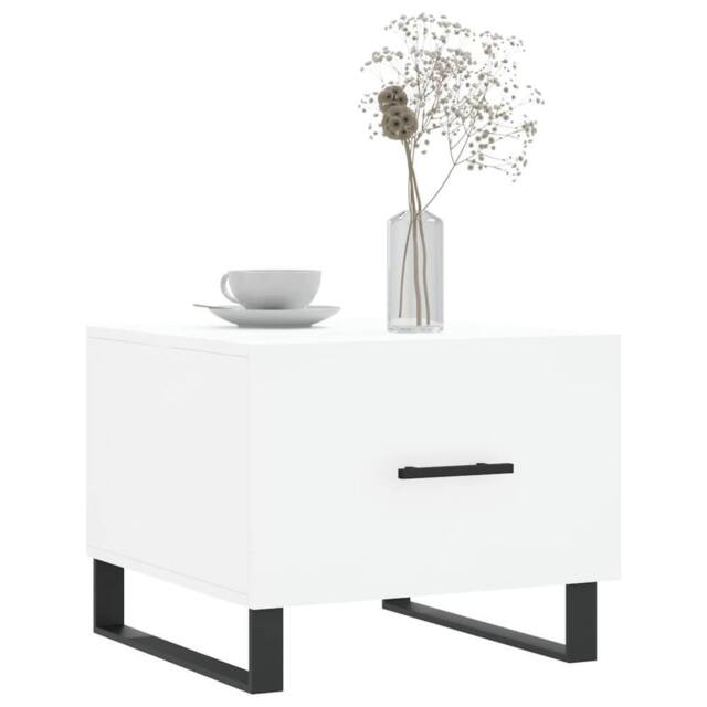 Berkfield Home Decorative Coffee Tables 2 pcs White 50x50x40 cm Engineered Wood - Size: 50 x 50 x 40 cm - image 1