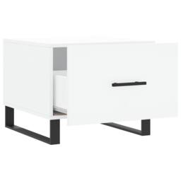 Berkfield Home Decorative Coffee Tables 2 pcs White 50x50x40 cm Engineered Wood - Size: 50 x 50 x 40 cm - thumbnail 7