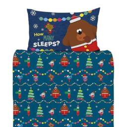 Hey Duggee Reversible Christmas Reversible Duvet Set - Size: Single - thumbnail 3