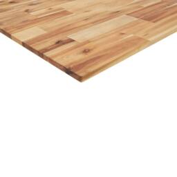Berkfield Home Table Top Square 70x70x2 cm Solid Wood Acacia in Brown - Size: 70 x 70 x 2 cm - thumbnail 8