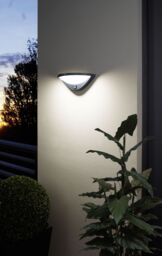 Loops IP44 Outdoor Wall Light & PIR Sensor Anthracite Aluminium 9.3W Built in LED - thumbnail 3