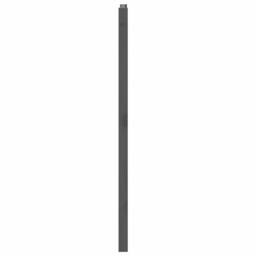 Berkfield Home Beautiful Bed Headboard Grey 126x4x100 cm Solid Wood Pine - Size: 126 x 4 x 100 cm - thumbnail 5