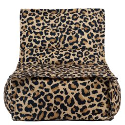 icon Dolce Scandi Leopard Soft Woven Kyoto Lounger Bean Bag, Multicolour - Size: Medium - thumbnail 4