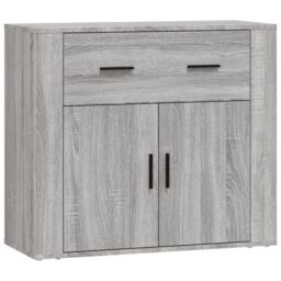 Berkfield Home Sideboards 3 pcs Grey Sonoma Engineered Wood - thumbnail 6