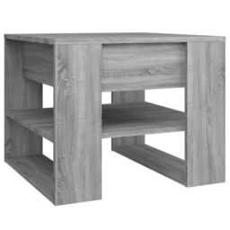 Berkfield Home Coffee Table Grey Sonoma 55.5x55x45 cm Engineered Wood - thumbnail 2