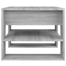 Berkfield Home Coffee Table Grey Sonoma 55.5x55x45 cm Engineered Wood - thumbnail 4
