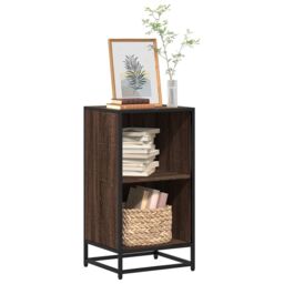 Berkfield Home Book Cabinet Brown Oak 40x35x76 cm Engineered Wood - Size: 40 x 35 x 76 cm - thumbnail 1