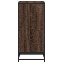 Berkfield Home Book Cabinet Brown Oak 40x35x76 cm Engineered Wood - Size: 40 x 35 x 76 cm - thumbnail 5